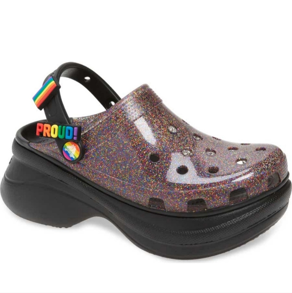 Crocs Classic Glitter Bae Platform Clog